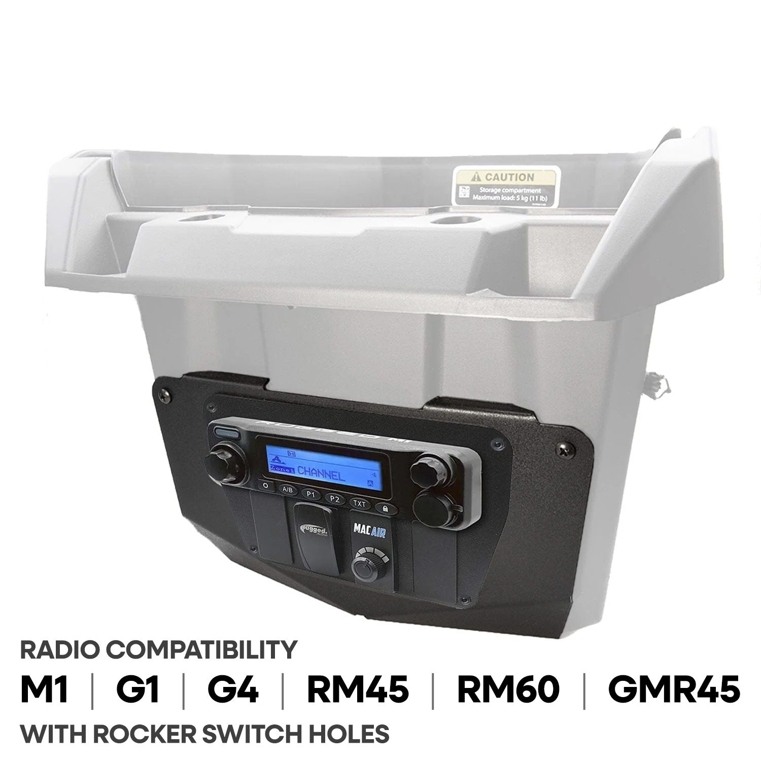 Photo of Rugged Radios - Can-Am Commander and Maverick - Glove Box Multi-Mount Kit for Rugged UTV Radios and Intercoms by Rugged Radios - Premium UTV Mounts for UTVs / Side by Sides