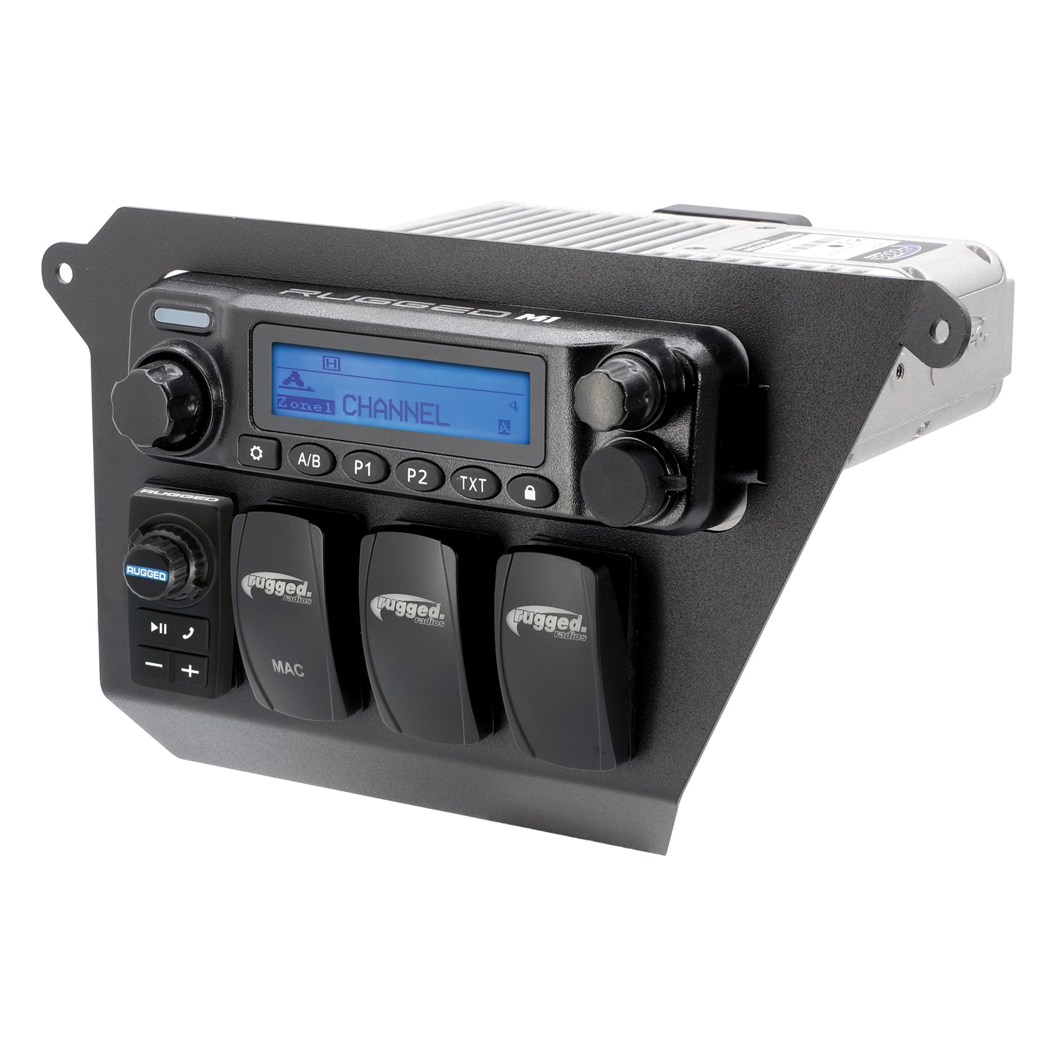 Photo of Rugged Radios - Honda Pioneer Mount for Radio, Switches, or Rocker Switch Intercom by Rugged Radios - Premium UTV Mounts for UTVs / Side by Sides