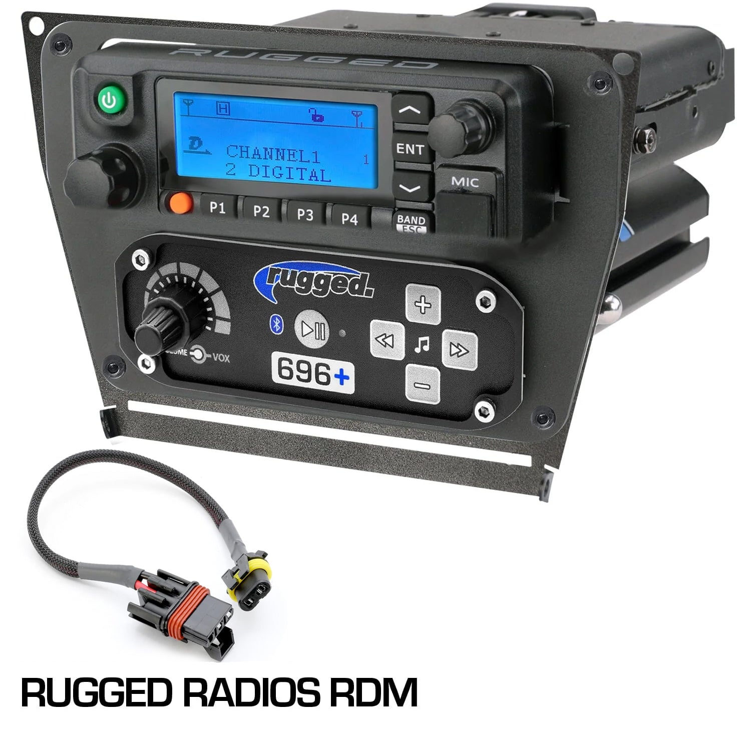 Photo of Rugged Radios - Polaris RZR PRO XP, RZR Turbo R, and RZR PRO R Dash Mount Radio and Intercom by Rugged Radios - Premium UTV Mounts for UTVs / Side by Sides
