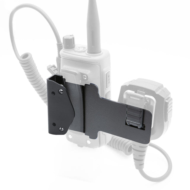 Photo of Radio and Speaker Mic Mount for Handheld Radios by Rugged Radios - Premium for UTVs / Side by Sides