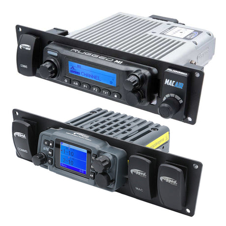 Photo of Yamaha Wolverine RMAX Mount for Mobile Radio and Rocker Switches by Rugged Radios - Premium for UTVs / Side by Sides