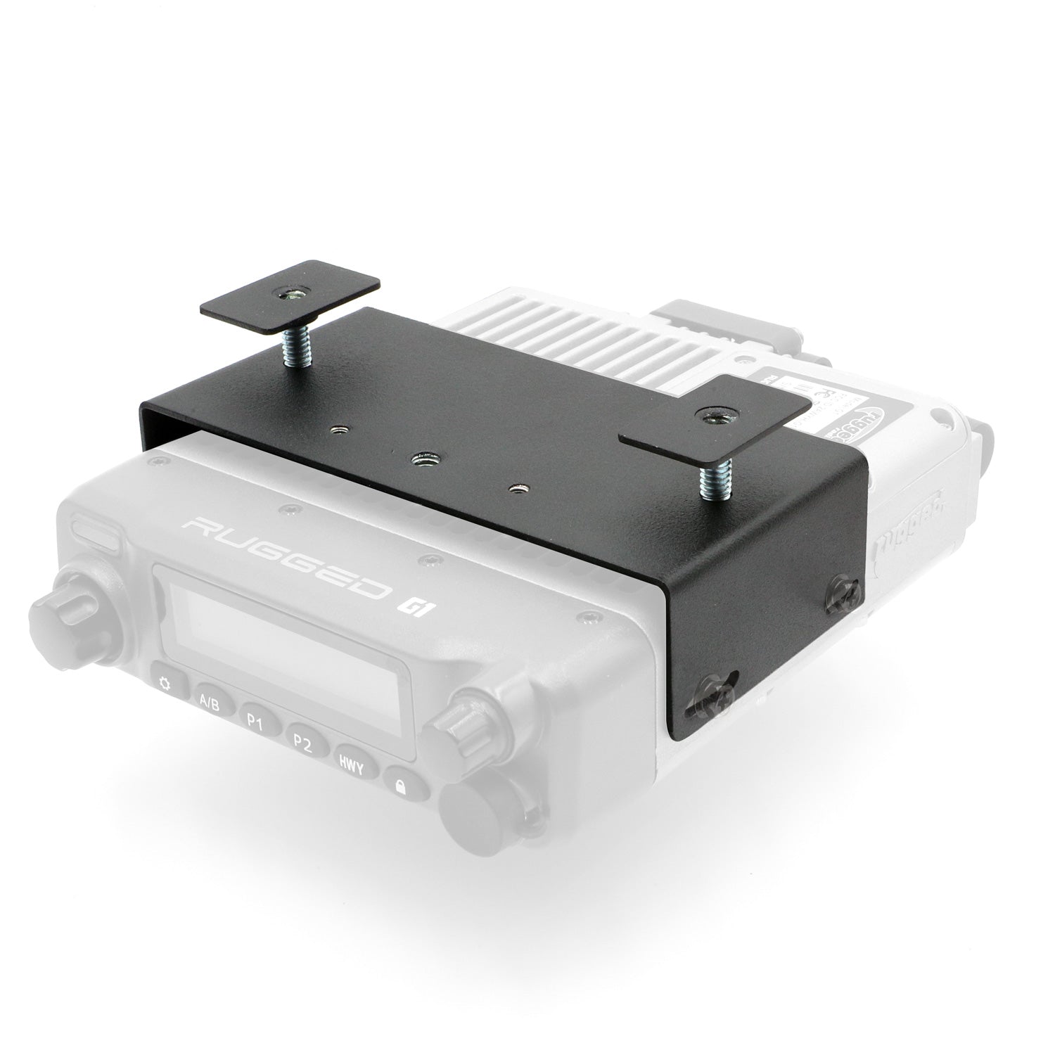 Photo of AMPS and Molle Mount Radio Bracket by Rugged Radios - Premium for UTVs / Side by Sides