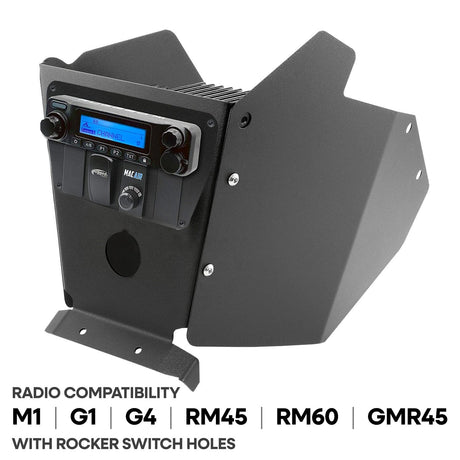 Photo of Can-Am X3 Mounting Kit with Multi Mount and Side Panels by Rugged Radios - Premium for UTVs / Side by Sides
