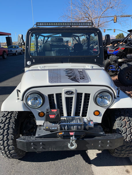 Photo of MAHINDRA ROXOR FRONT WINDSHIELD 2018+ by Dirt Warrior Accessories - Premium Windshields for UTVs / Side by Sides