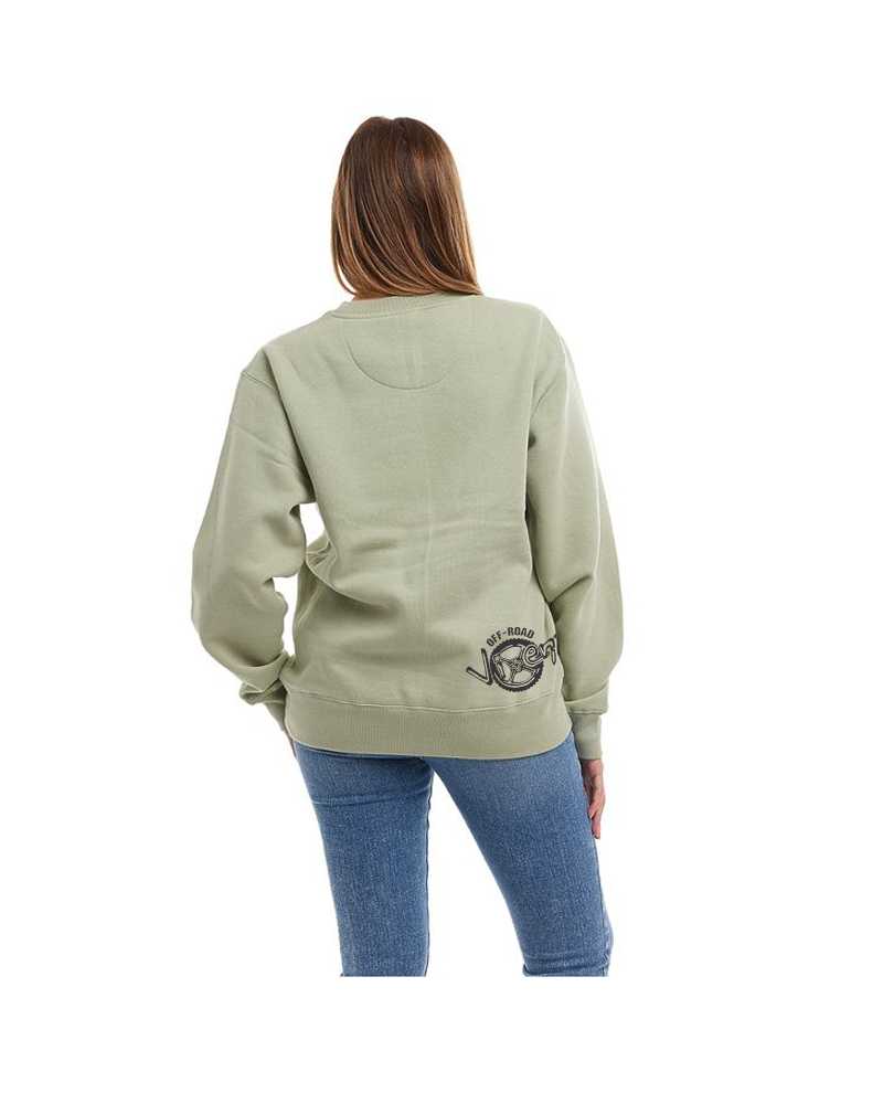 Photo of Magic Bus Unisex Crew Sweatshirt by OFF-ROAD VIXENS CLOTHING CO. - Premium Ladies Long Sleeves for UTVs / Side by Sides
