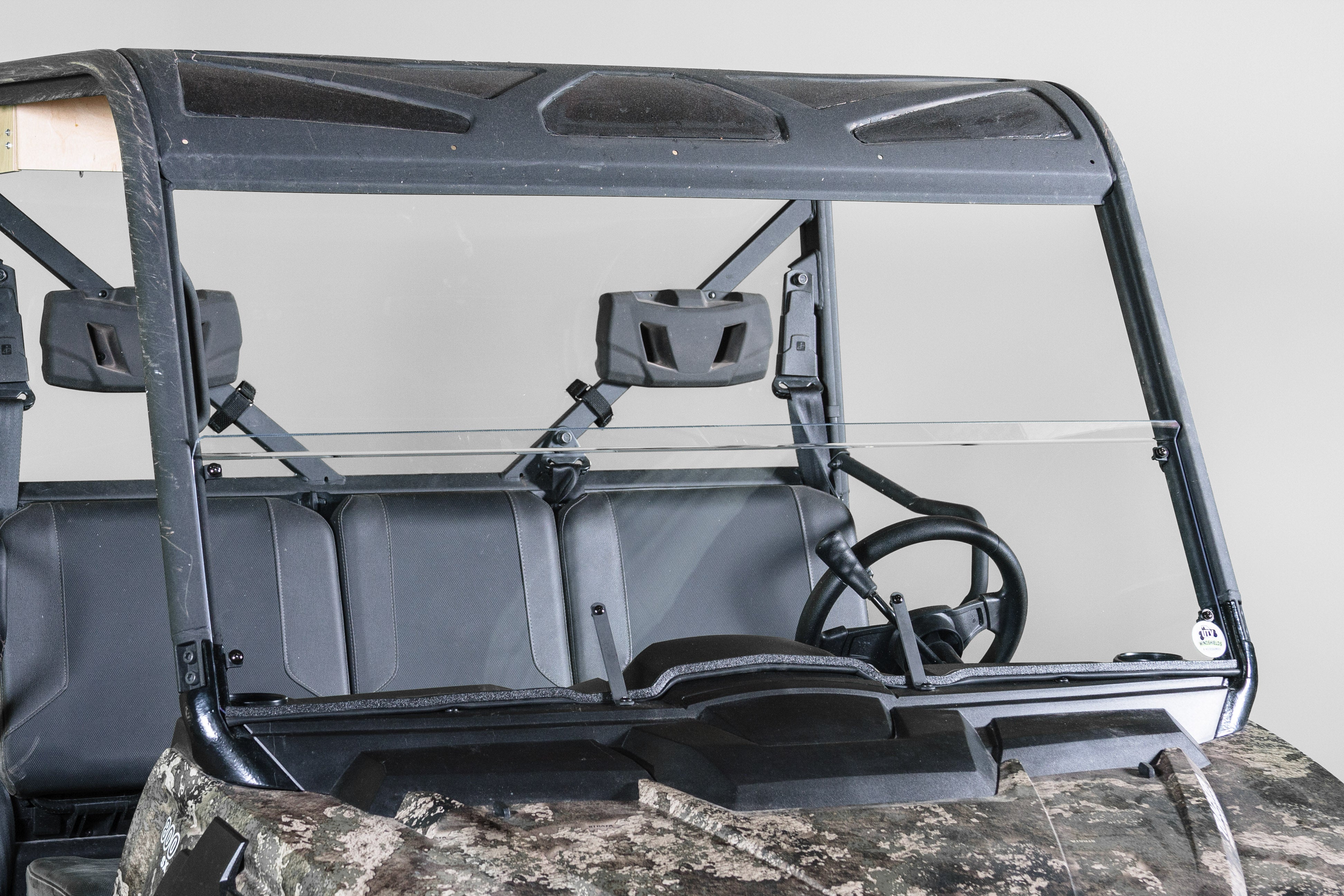 Photo of 2018-2024 ARCTIC CAT PROWLER PRO WITH PRO FIT FRAME (COMPATIBLE WITH TRACKER 800SX) HALF UTV WINDSHIELD (TK00133, TK00365 & TK00423) by TerraRider UTV Windshields & Accessories - Premium for UTVs / Side by Sides