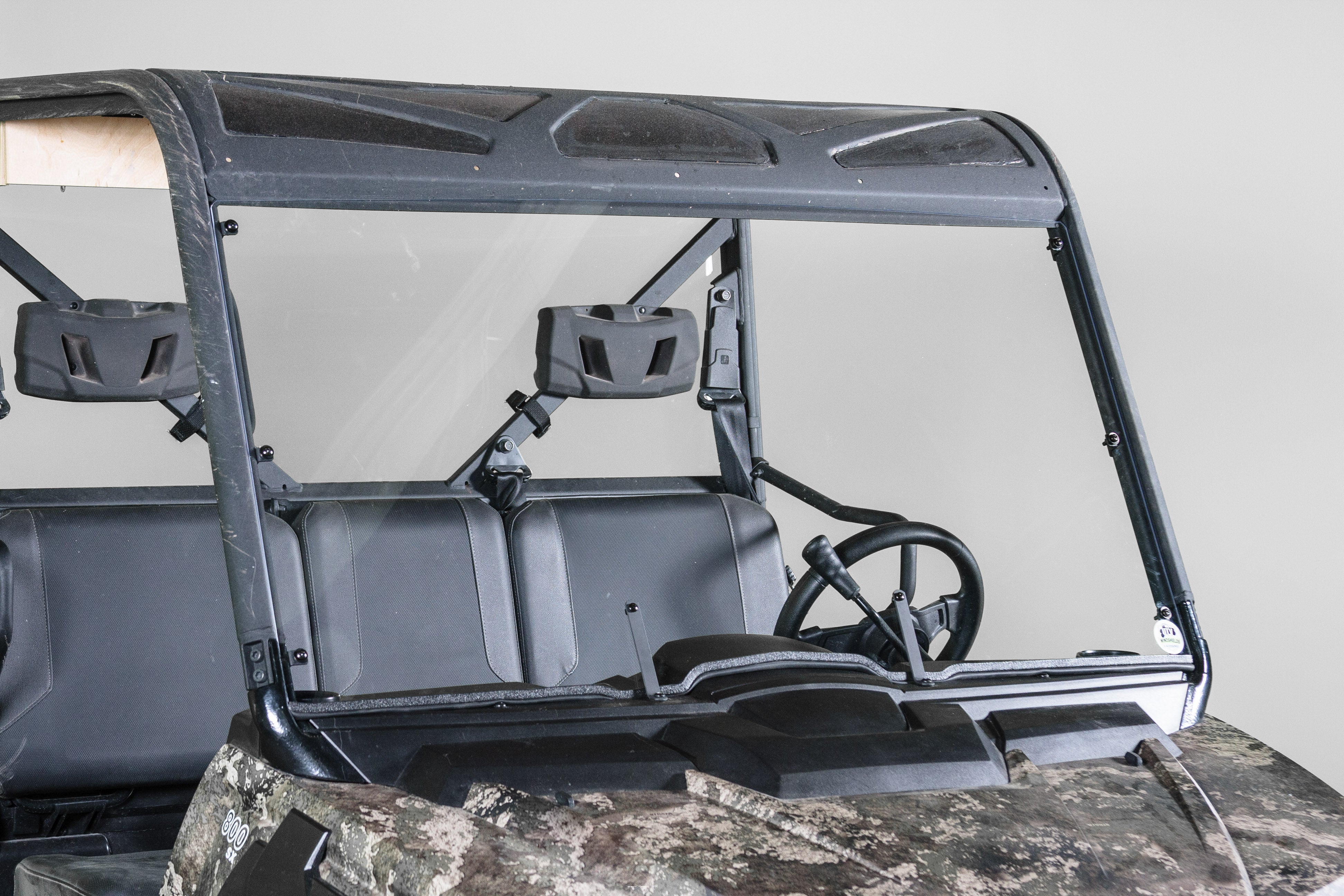 Photo of 2018-2024 ARCTIC CAT PROWLER PRO WITH PRO FIT FRAME (COMPATIBLE WITH TRACKER 800SX) FULL UTV WINDSHIELD (TK00119, TK00424 & TK00425) by TerraRider UTV Windshields & Accessories - Premium for UTVs / Side by Sides