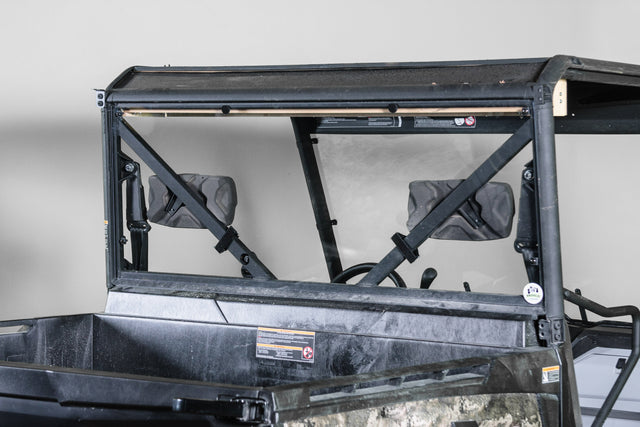 Photo of 2018-2024 ARCTIC CAT PROWLER PRO WITH PRO FIT FRAME (COMPATIBLE WITH TRACKER 800SX) REAR UTV WINDSHIELD (TK00113 & TK00153) by TerraRider UTV Windshields & Accessories - Premium for UTVs / Side by Sides
