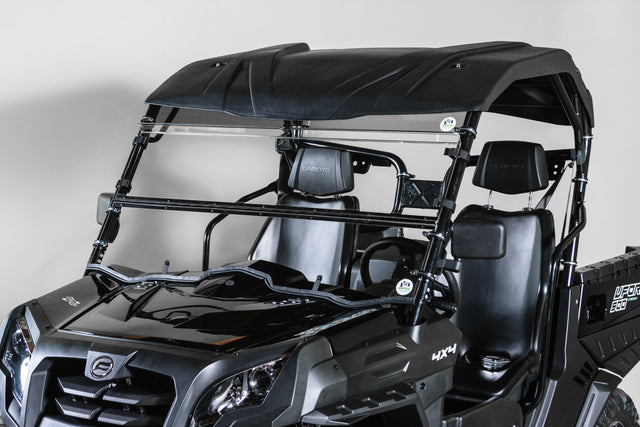 Photo of CFMOTO UFORCE 500/800 TILTING UTV WINDSHIELD WITH TINTED VISOR - FOR FACTORY HARD TOP (TK00138, TK00315 & TK00555) by TerraRider UTV Windshields & Accessories - Premium for UTVs / Side by Sides