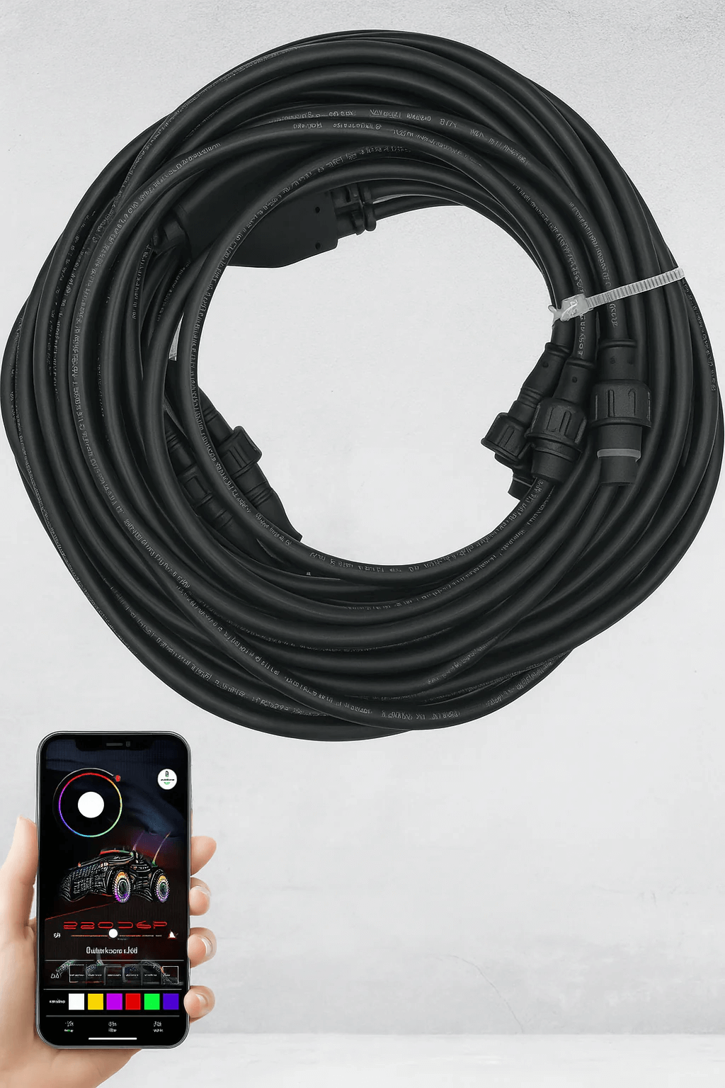 Photo of Marshin Whips Rosewell X-2 Billet RV Rocklights x16 by Marshin Whips - Premium LED Light Whips & Rock Lights for UTVs / Side by Sides