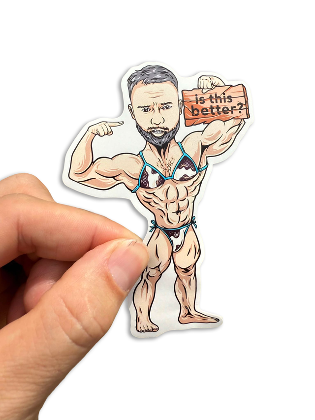 Photo of Bikini Matt Printed Sticker by Luckless Outfitters - Premium Stickers for UTVs / Side by Sides