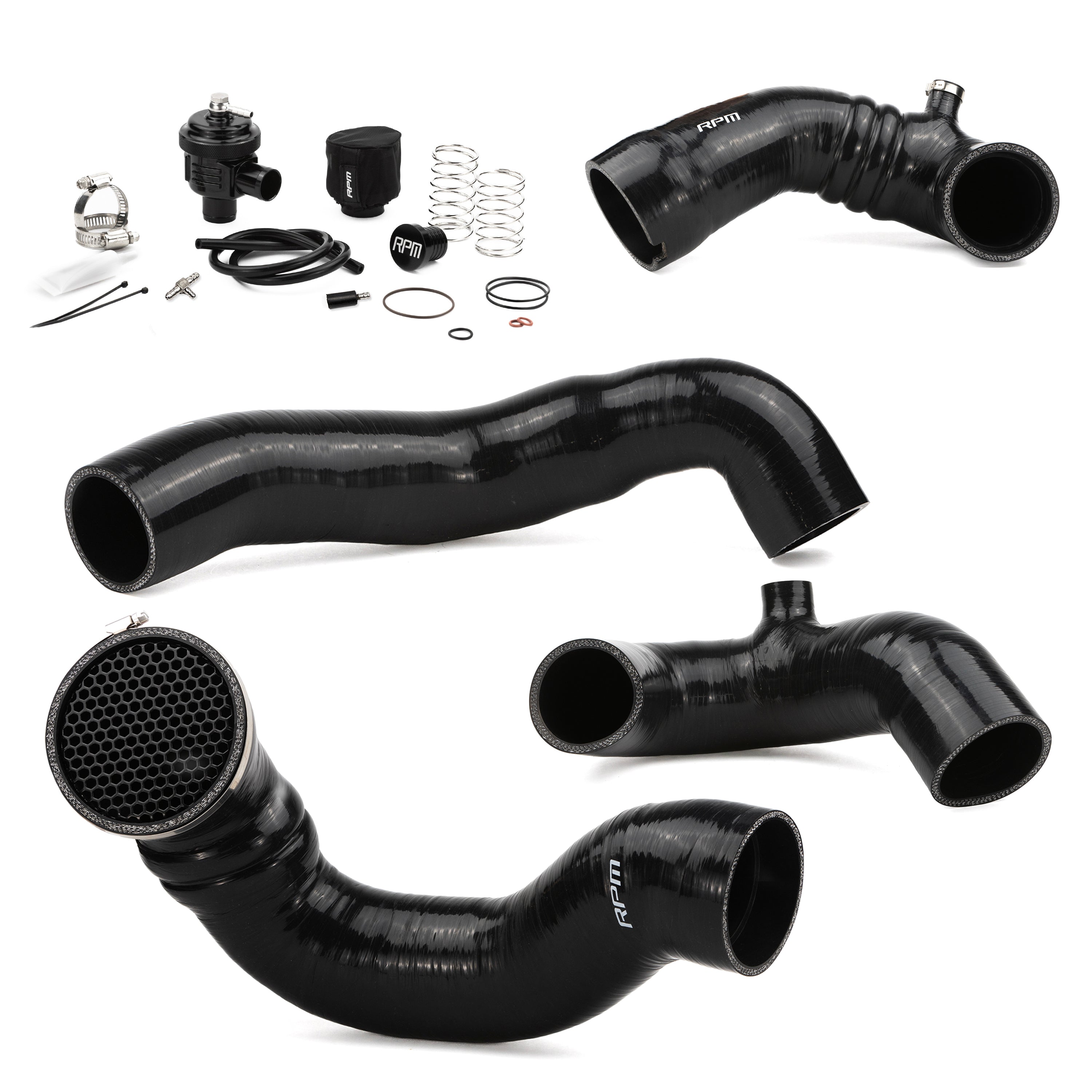Photo of RPM SXS RPM Maverick R Complete Silicone Upgrade Kit - Intake + Charge Tubes & BOV by RPM SXS - Premium for UTVs / Side by Sides