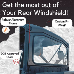 Can-Am Defender Rear Windshield