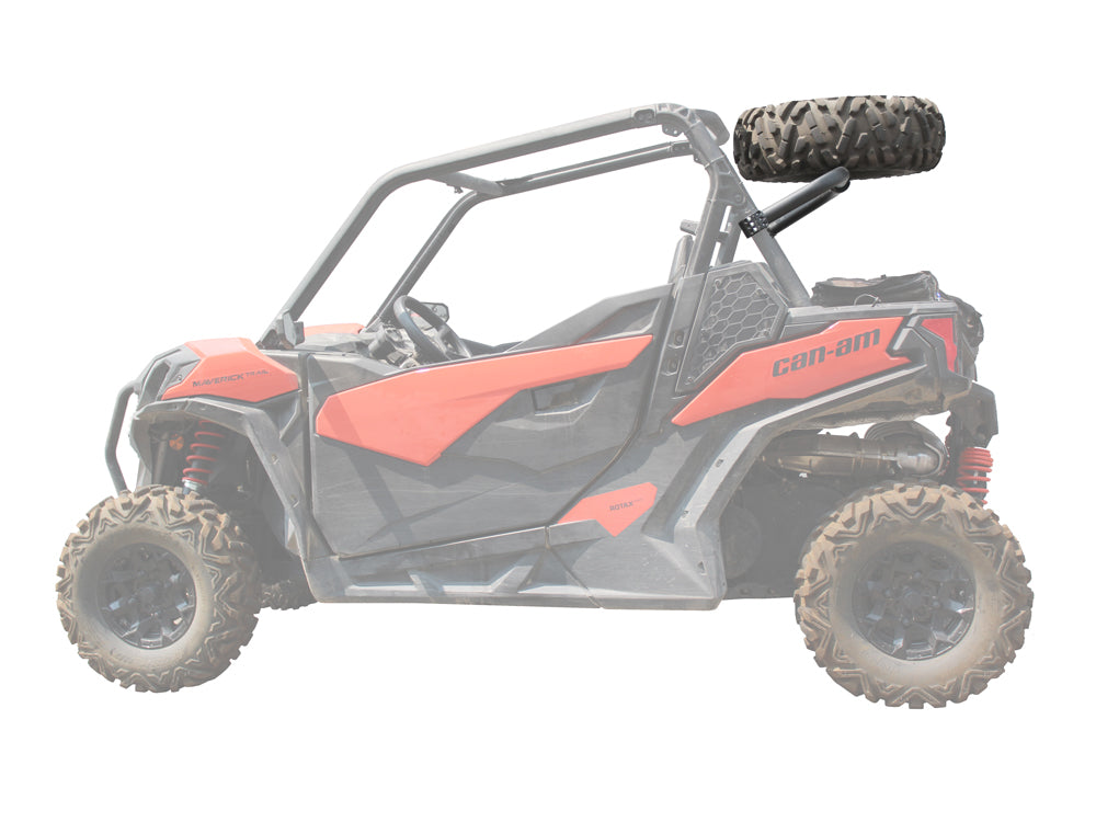 Photo of Can-Am Maverick Sport/Trail Dual Clamp Spare Tire Mount by Factory UTV - Premium Spare Tire Mounts for UTVs / Side by Sides