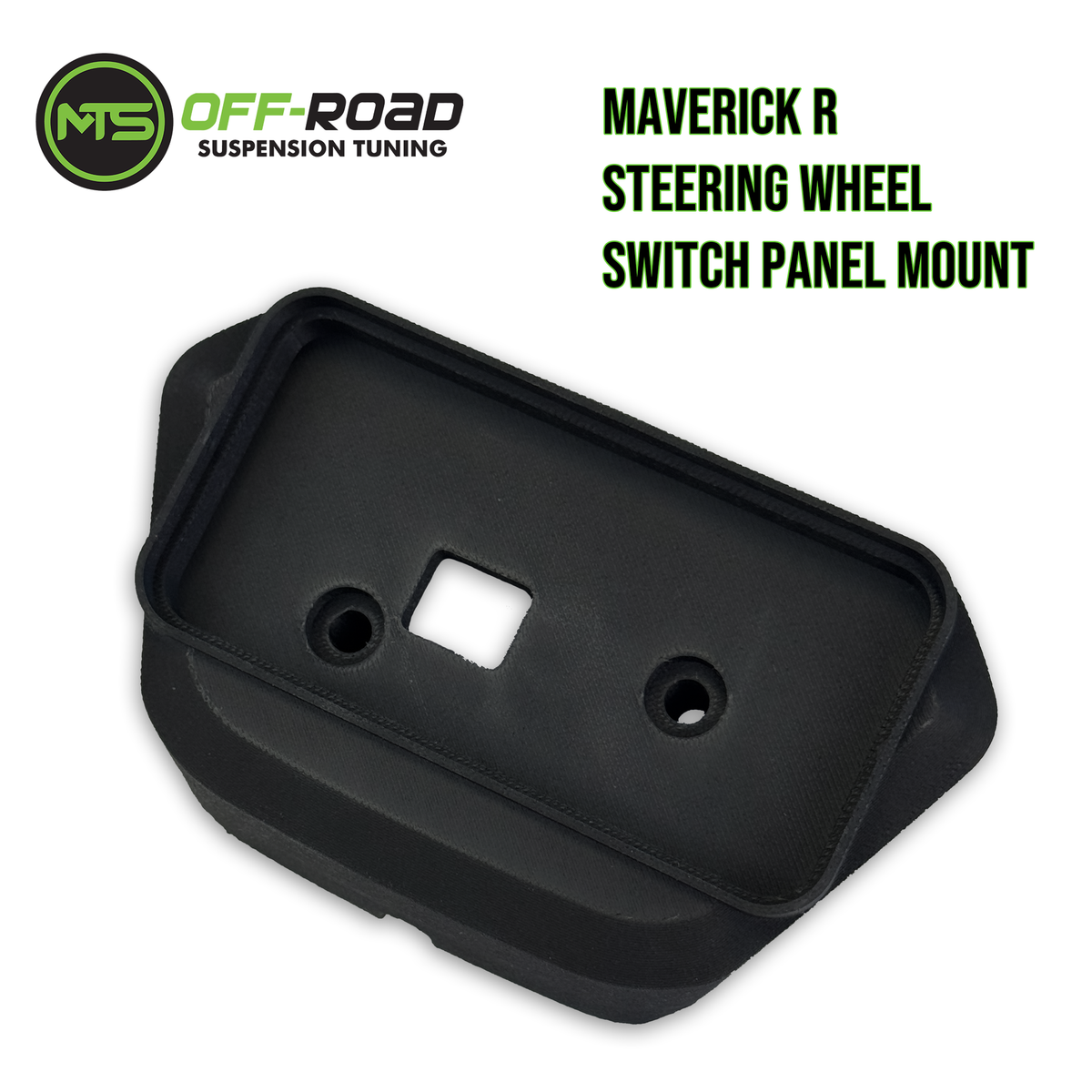 Photo of Switch-Pro Steering Wheel Mount for Maverick R by MTS Off-Road - Premium Switch Pro Products for UTVs / Side by Sides