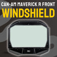 Can-Am Maverick R Vented Front Windshield