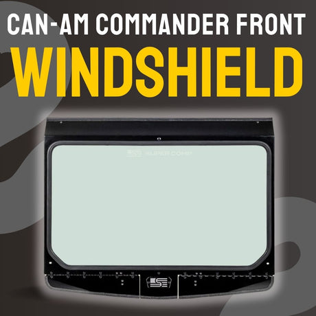 Can-Am Commander Hinged Front Windshield