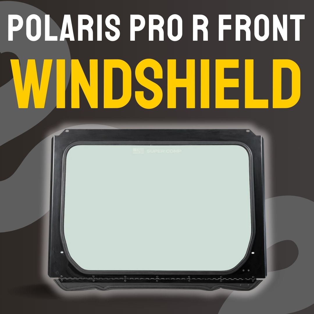 Polaris Pro R Vented Front Windshield