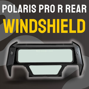 Polaris RZR Pro R Rear Windshield