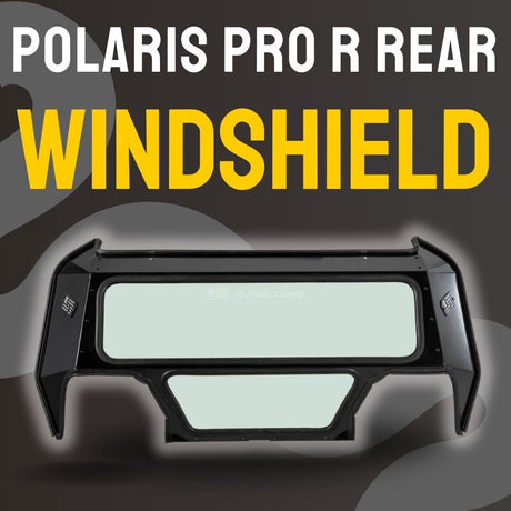 Polaris RZR Pro R Rear Windshield