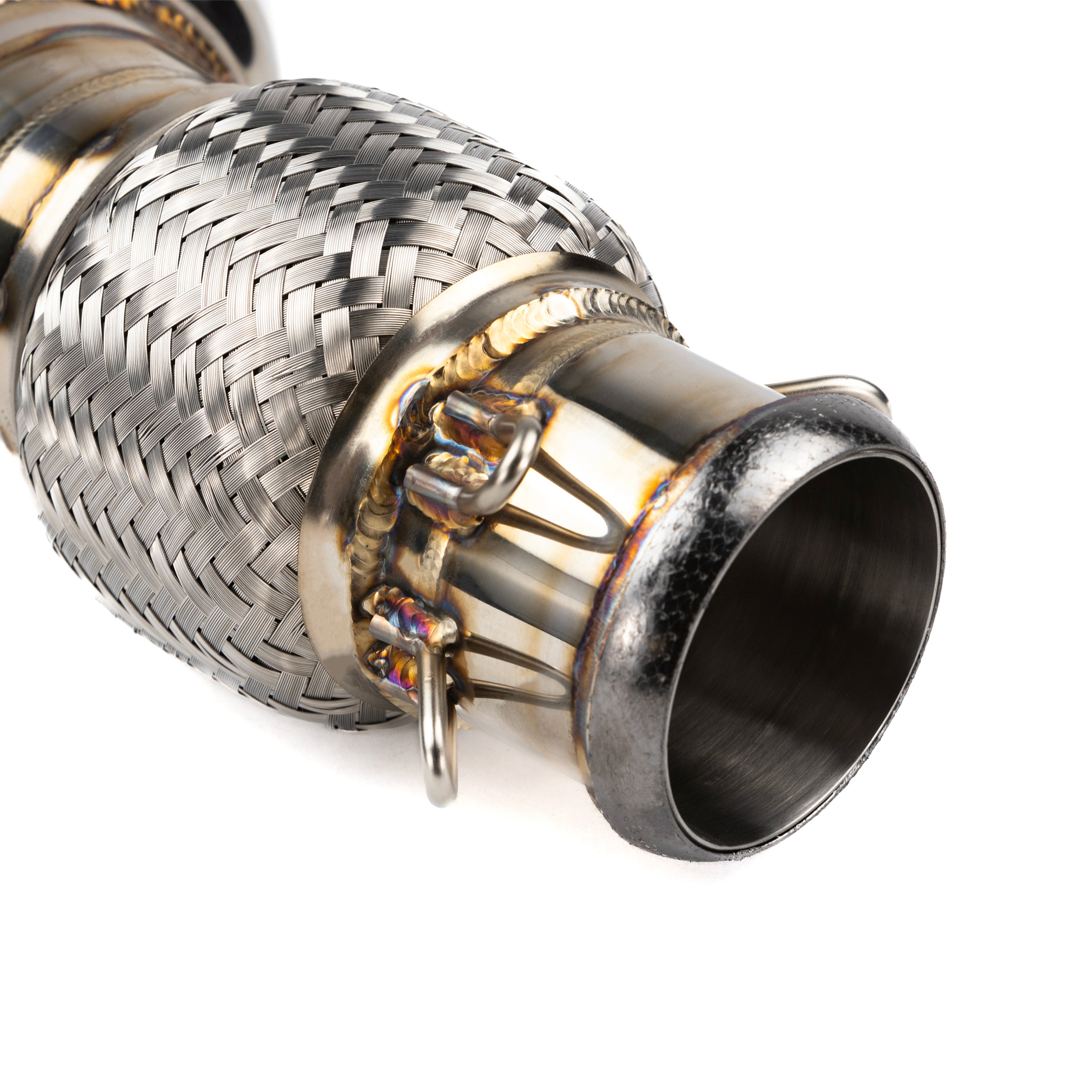 Photo of RPM SXS RPM Can-Am Maverick R Turbo 3" BIG MOUTH Mid Pipe - With 6" Resonator by RPM SXS - Premium for UTVs / Side by Sides