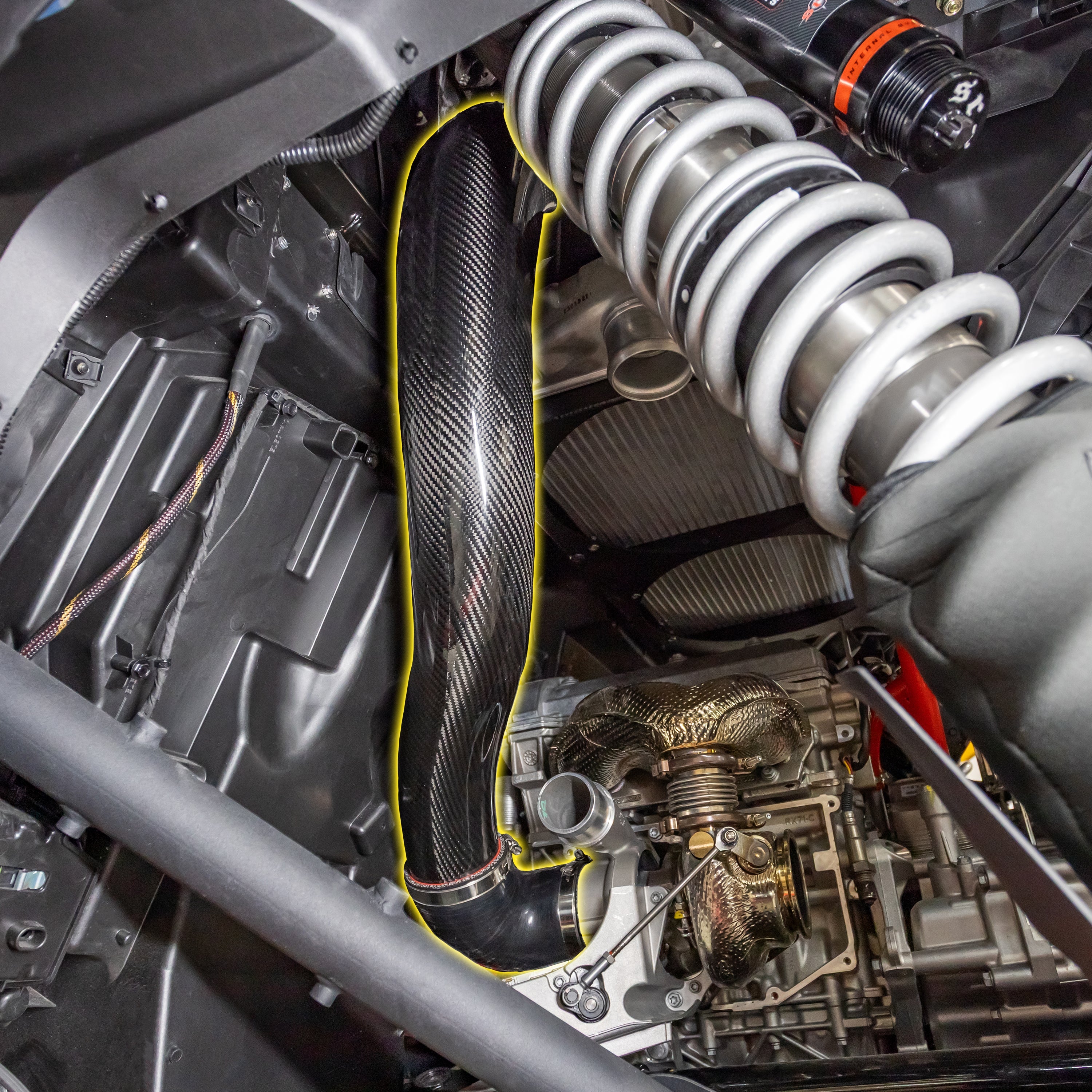 Photo of RPM SXS RPM Can-Am Maverick R Carbon Fiber High Flow Intake System by RPM SXS - Premium for UTVs / Side by Sides