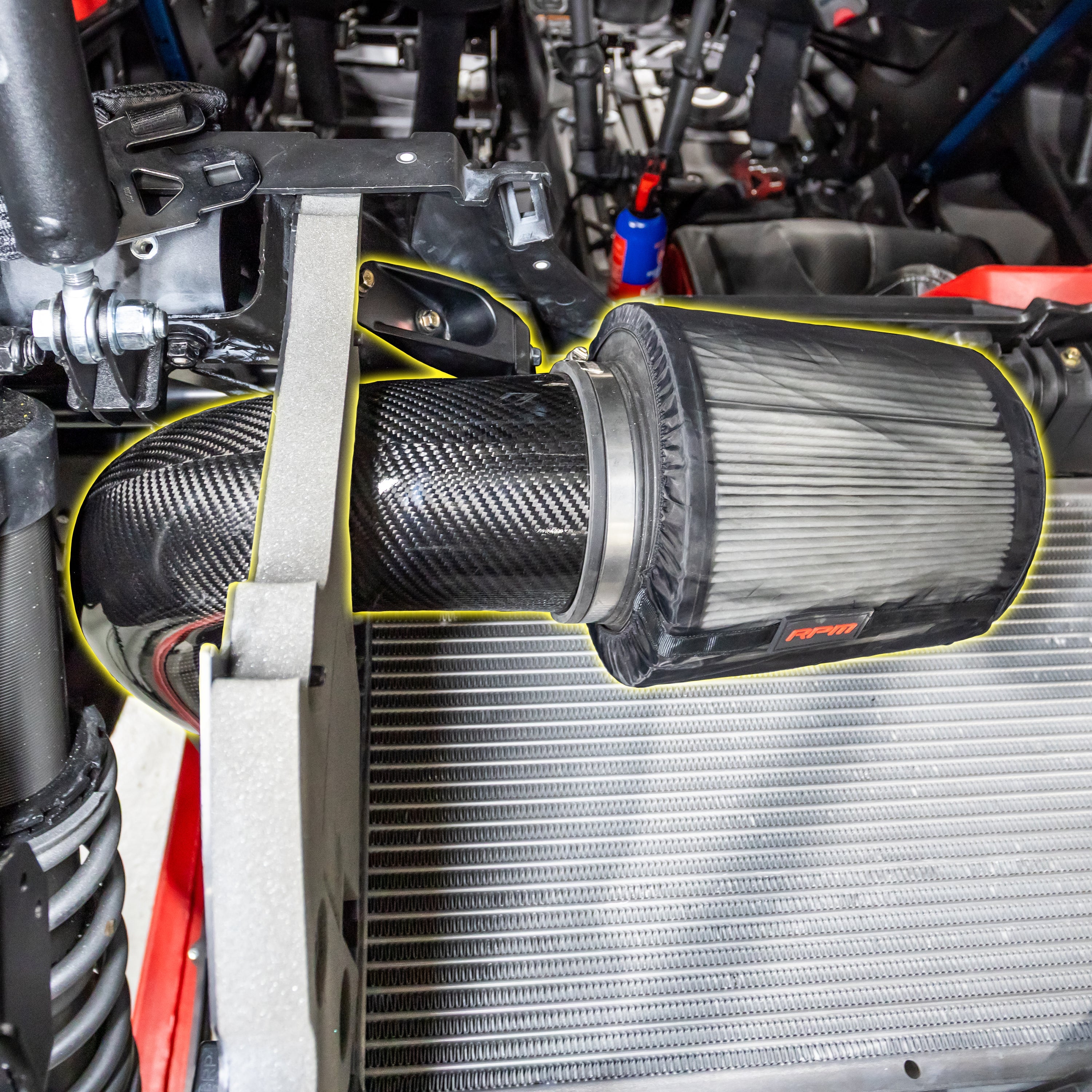 Photo of RPM SXS RPM Can-Am Maverick R Carbon Fiber High Flow Intake System by RPM SXS - Premium for UTVs / Side by Sides