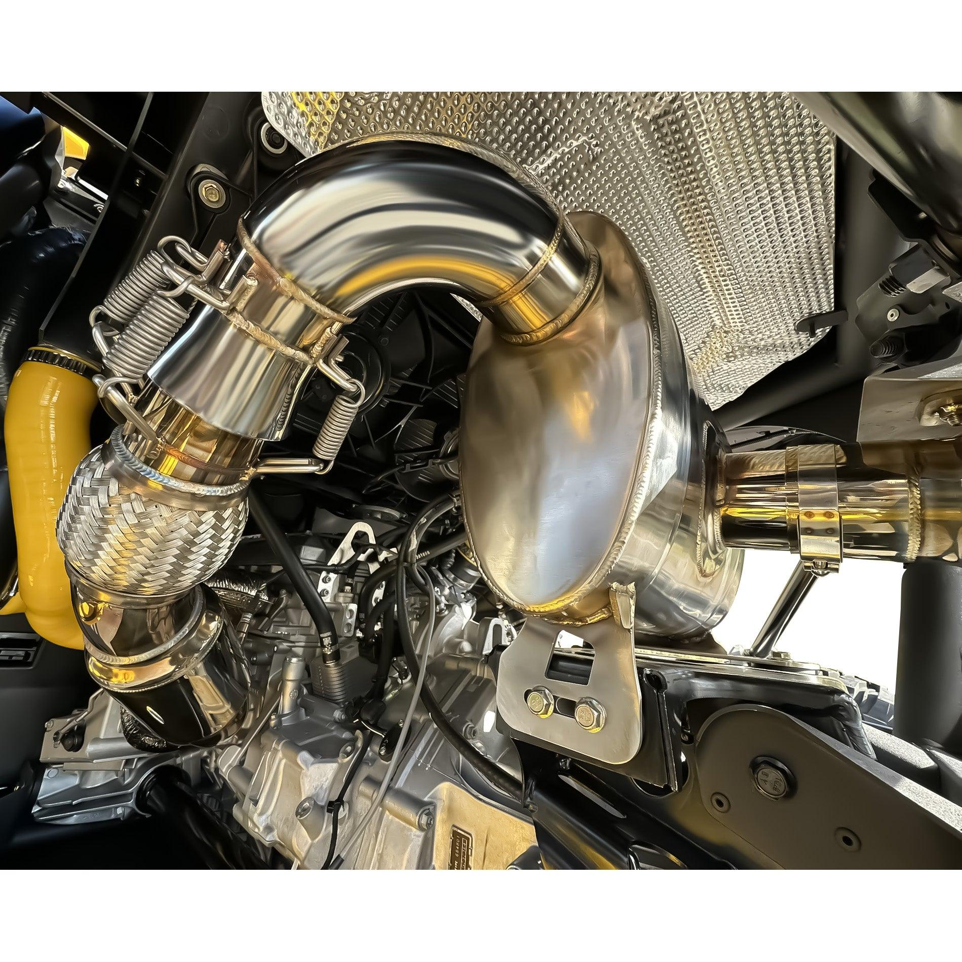 Photo of RPM SXS RPM Can-Am Maverick R 3" Chambered Q-Series Muffler / Exhaust System by RPM SXS - Premium for UTVs / Side by Sides