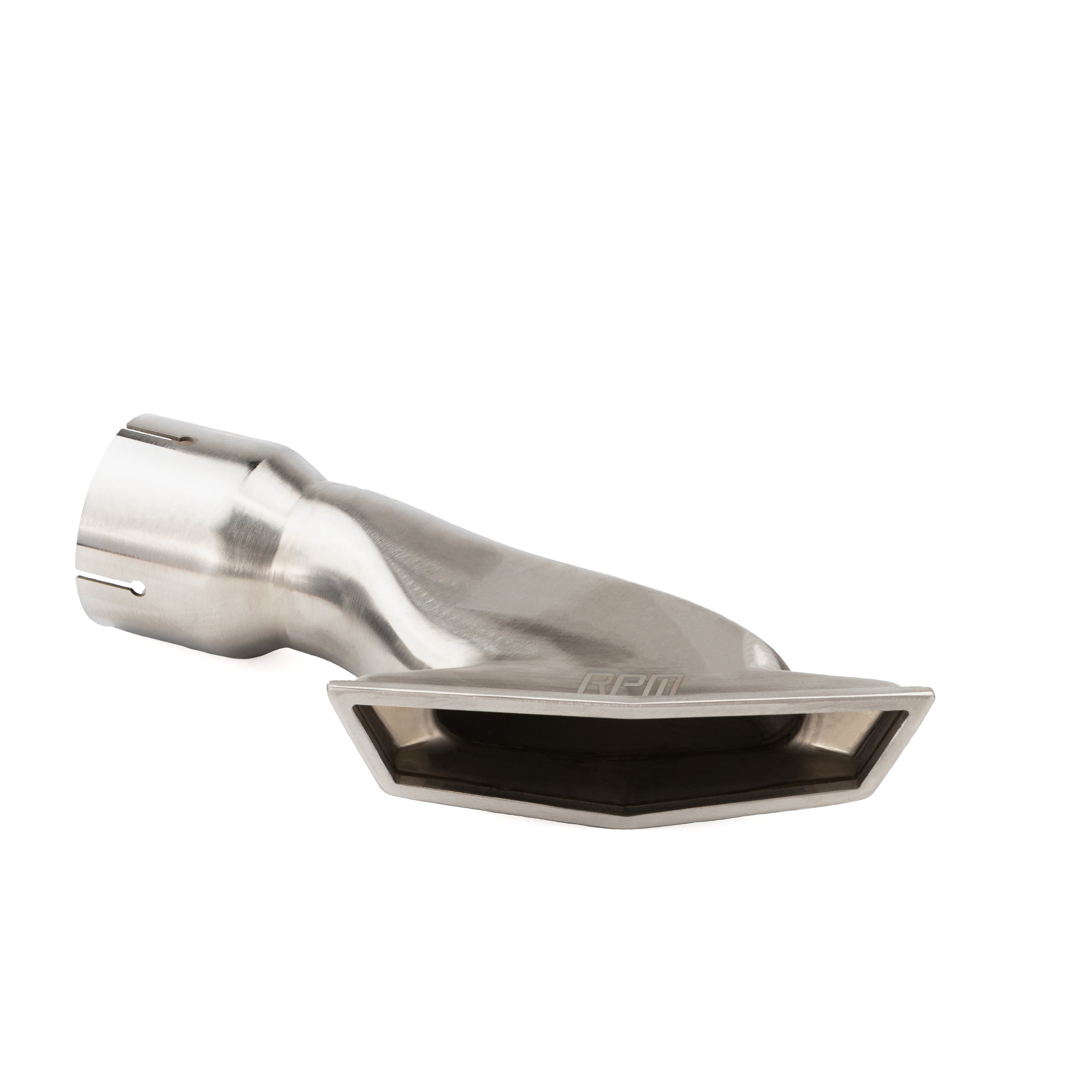 Photo of RPM SXS RPM Maverick R Stainless Brushed, Blued & Black Tip E-Valve TIP by RPM SXS - Premium for UTVs / Side by Sides