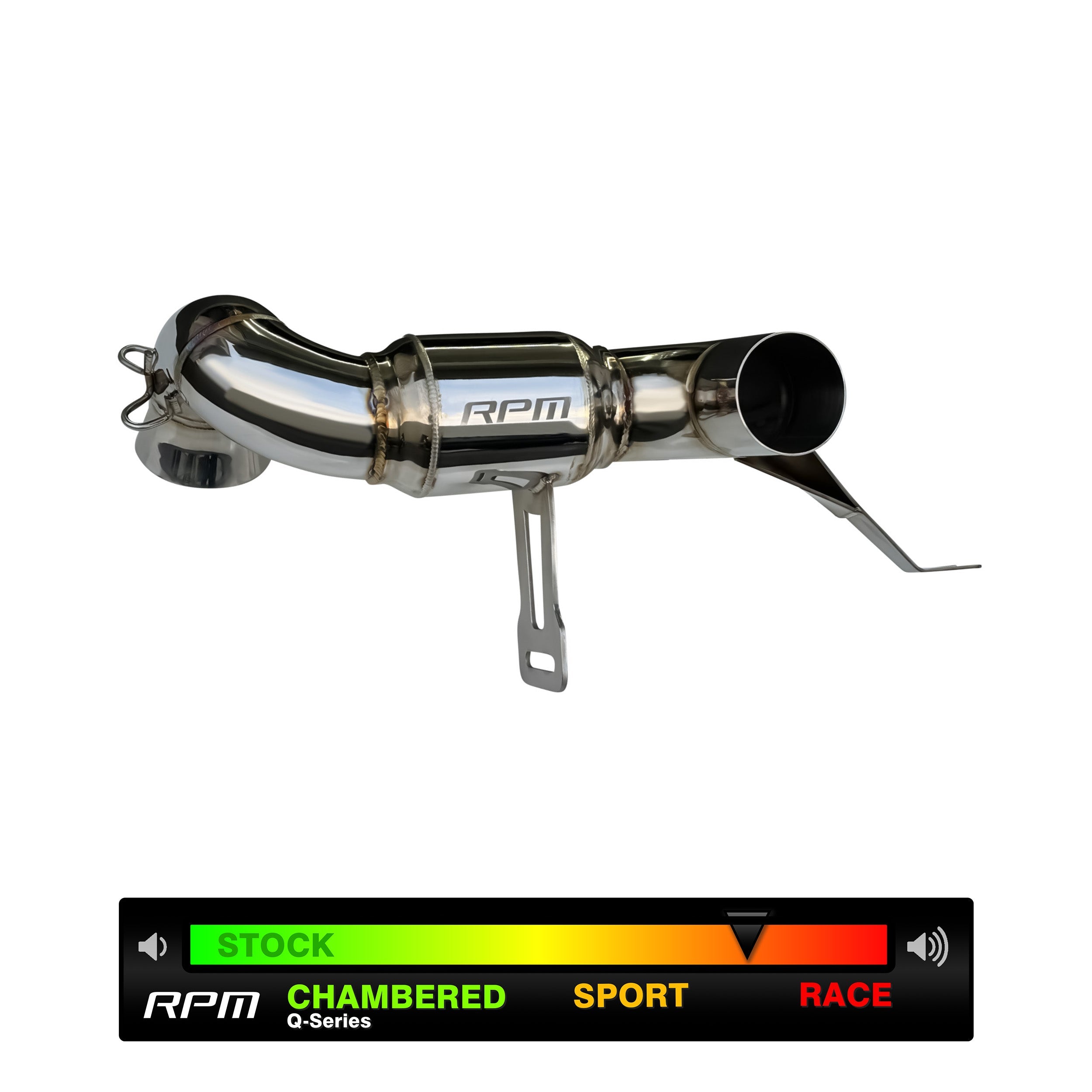 Photo of RPM SXS RPM Can-Am Maverick R 3" Slip On Muffler Delete / Race Pipe by RPM SXS - Premium for UTVs / Side by Sides