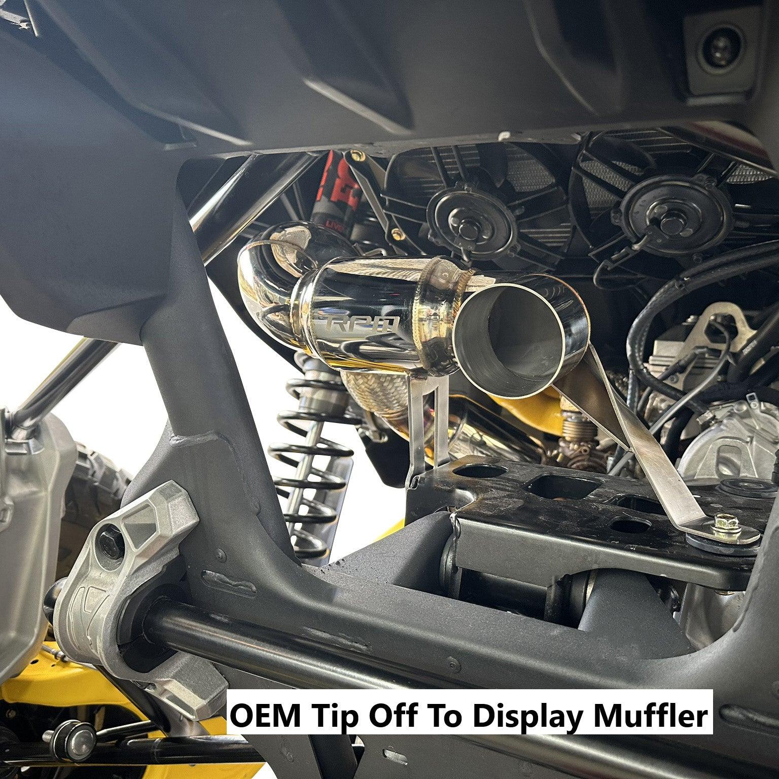 Photo of RPM SXS RPM Can-Am Maverick R 3" Slip On Muffler Delete / Race Pipe by RPM SXS - Premium for UTVs / Side by Sides