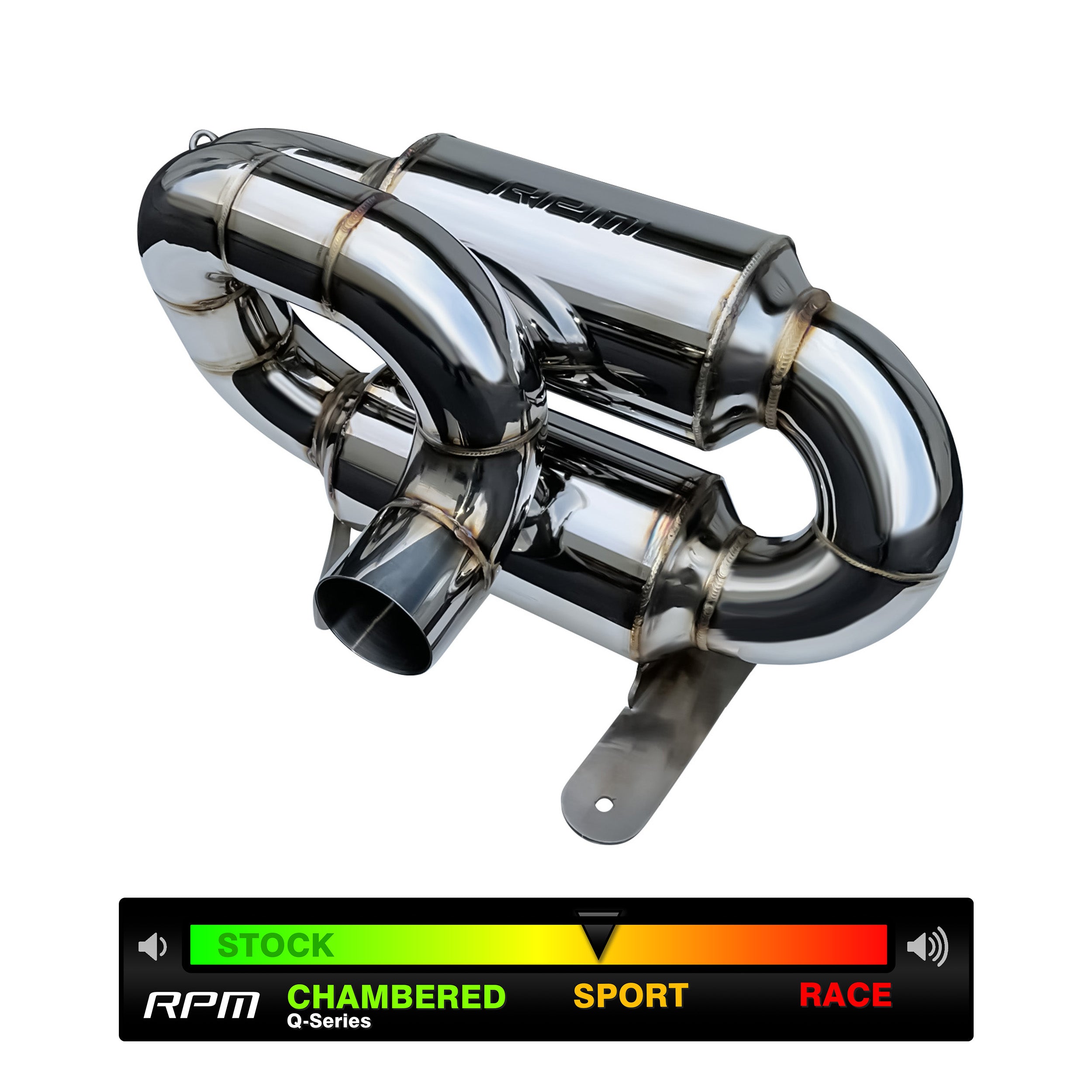 Photo of RPM SXS RPM Can-Am Maverick R 3" Sport Muffler - Slip On Sport Exhaust by RPM SXS - Premium for UTVs / Side by Sides