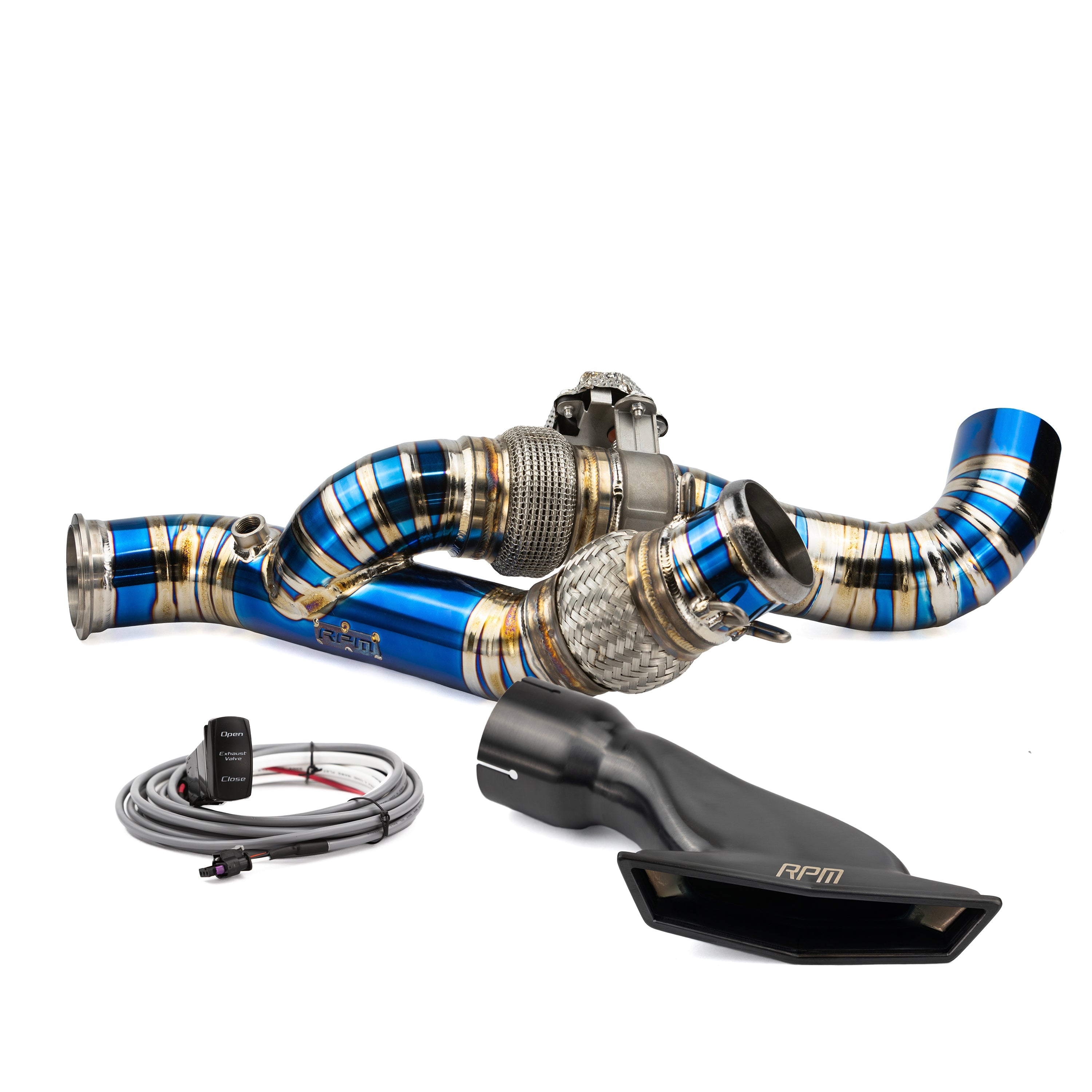 Photo of RPM SXS RPM Can-Am Maverick R TITANIUM 3" E-Valve Mid Pipe / Electronic Dump Valve by RPM SXS - Premium for UTVs / Side by Sides