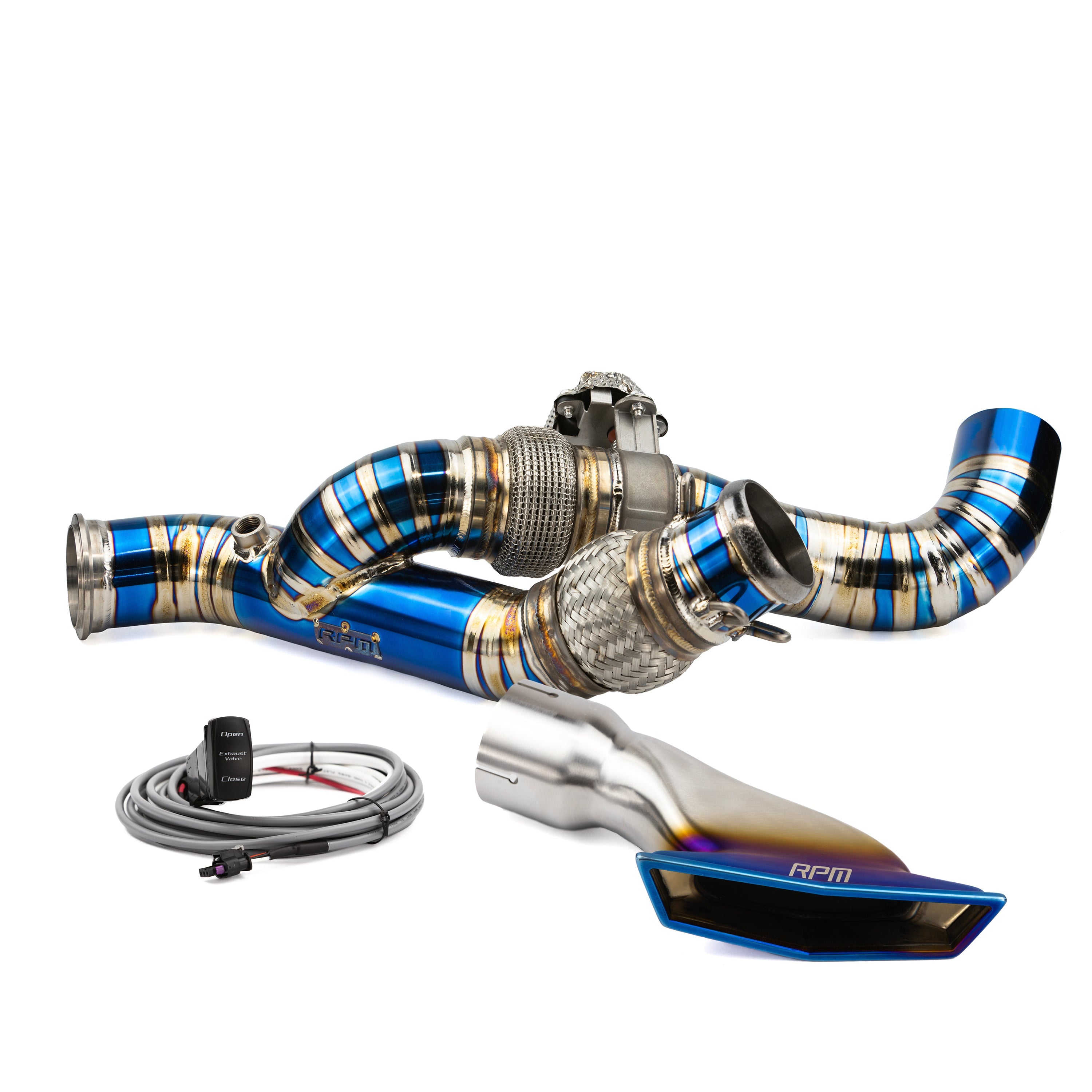 Photo of RPM SXS RPM Can-Am Maverick R TITANIUM 3" E-Valve Mid Pipe / Electronic Dump Valve by RPM SXS - Premium for UTVs / Side by Sides