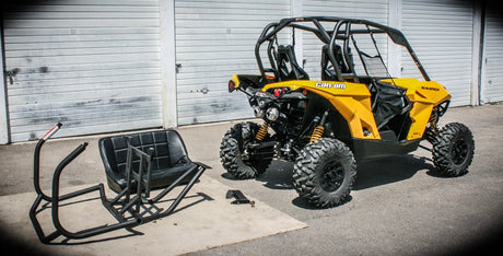 Photo of Maverick Backseat and Roll Cage (2013-2018) by UTV Mountain Accessories - Premium Backseat and Roll Cage for UTVs / Side by Sides