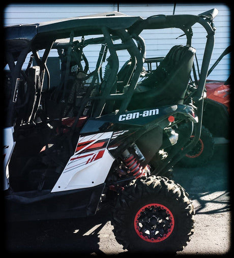 Photo of Maverick Max Backseat and Roll Cage (2014-2018) by UTV Mountain Accessories - Premium Backseat and Roll Cage for UTVs / Side by Sides