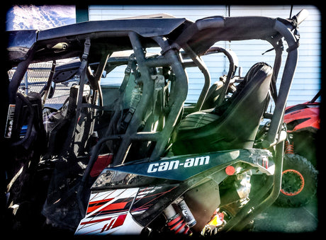Photo of Maverick Max Backseat and Roll Cage (2014-2018) by UTV Mountain Accessories - Premium Backseat and Roll Cage for UTVs / Side by Sides