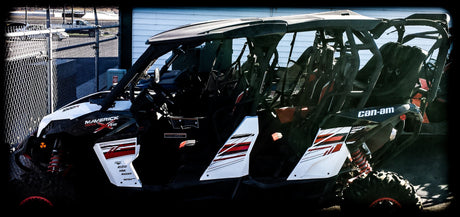 Photo of Maverick Max Backseat and Roll Cage (2014-2018) by UTV Mountain Accessories - Premium Backseat and Roll Cage for UTVs / Side by Sides