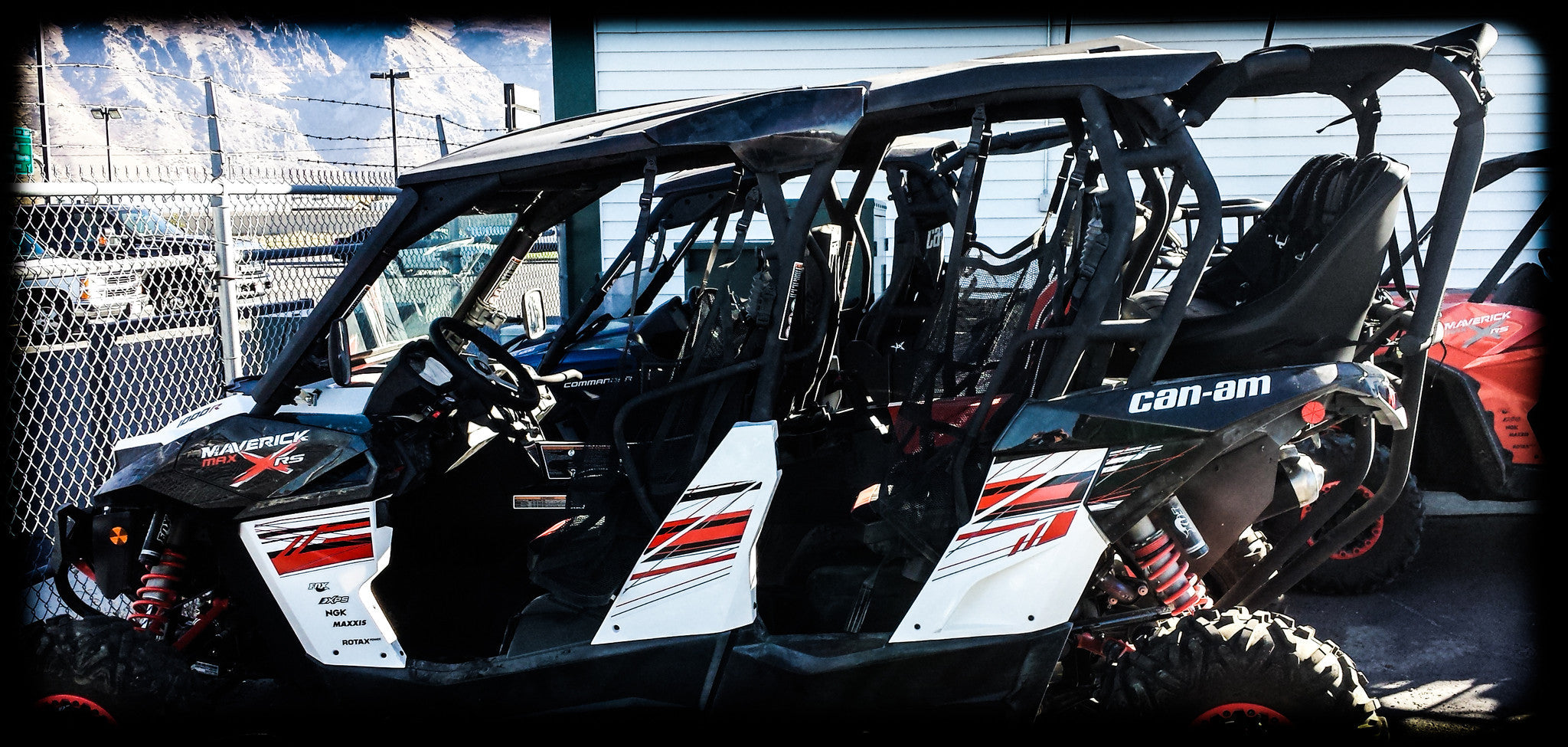 Photo of Maverick Max Backseat and Roll Cage (2014-2018) by UTV Mountain Accessories - Premium Backseat and Roll Cage for UTVs / Side by Sides
