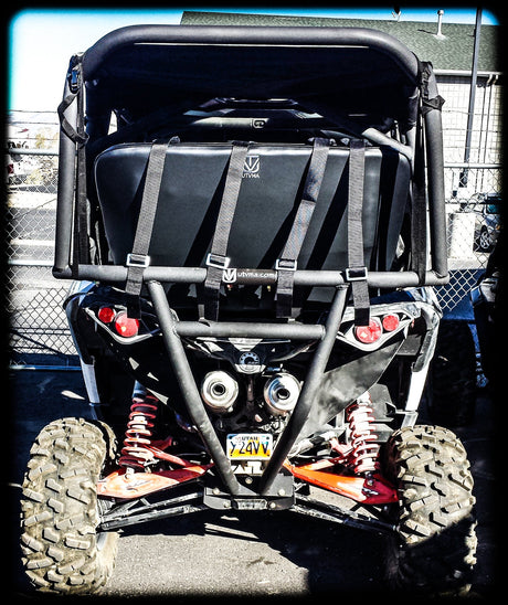 Photo of Maverick Max Backseat and Roll Cage (2014-2018) by UTV Mountain Accessories - Premium Backseat and Roll Cage for UTVs / Side by Sides