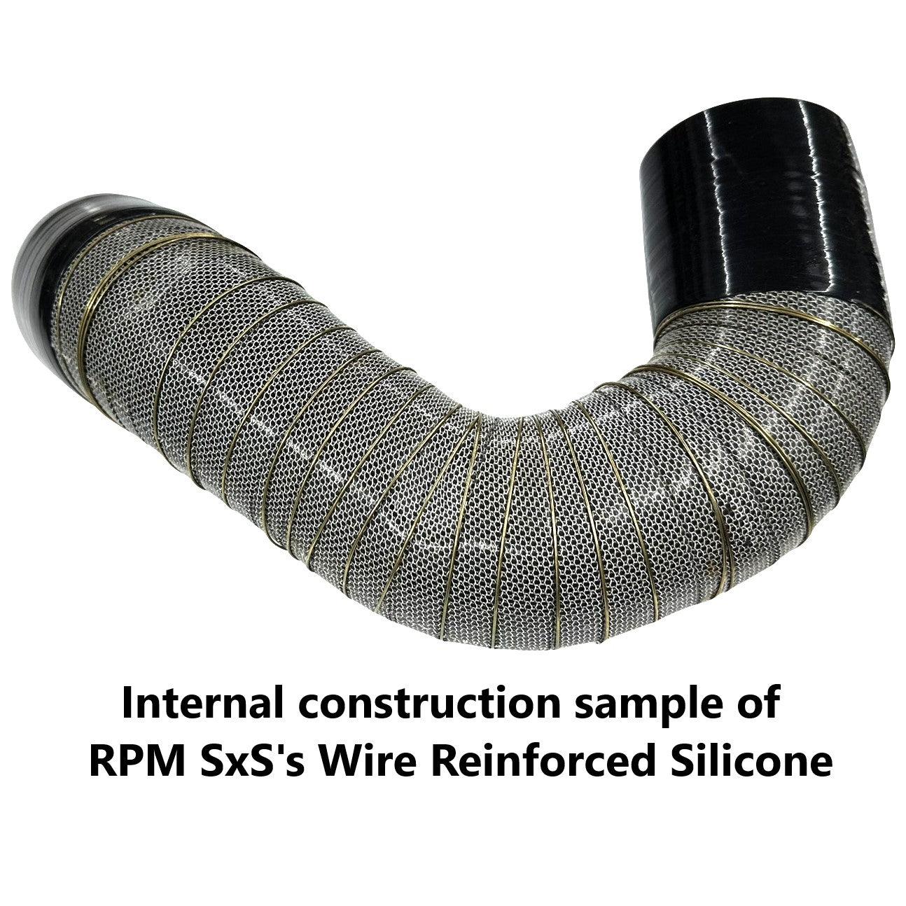 Photo of RPM SXS RPM Can-Am Maverick R BOV Charge Tube - 5 Ply Wire Reinforced by RPM SXS - Premium for UTVs / Side by Sides