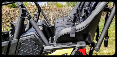 Photo of Maverick Sport Backseat and Roll Cage kits (2018-2024) by UTV Mountain Accessories - Premium Backseat and Roll Cage for UTVs / Side by Sides