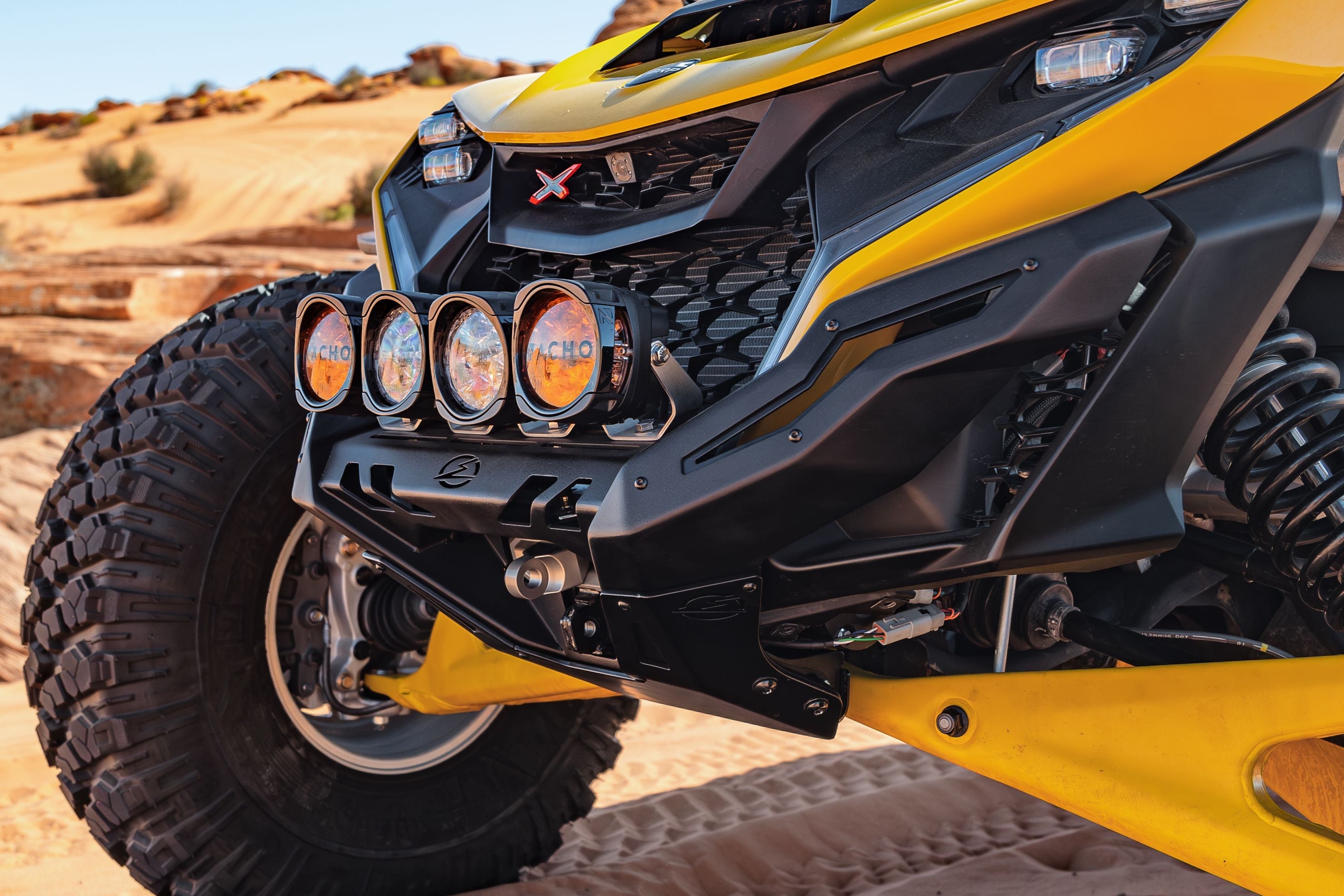 Photo of 2024 to Current Maverick R Volt Front Winch Bumper by Elektric Offroad - Premium for UTVs / Side by Sides