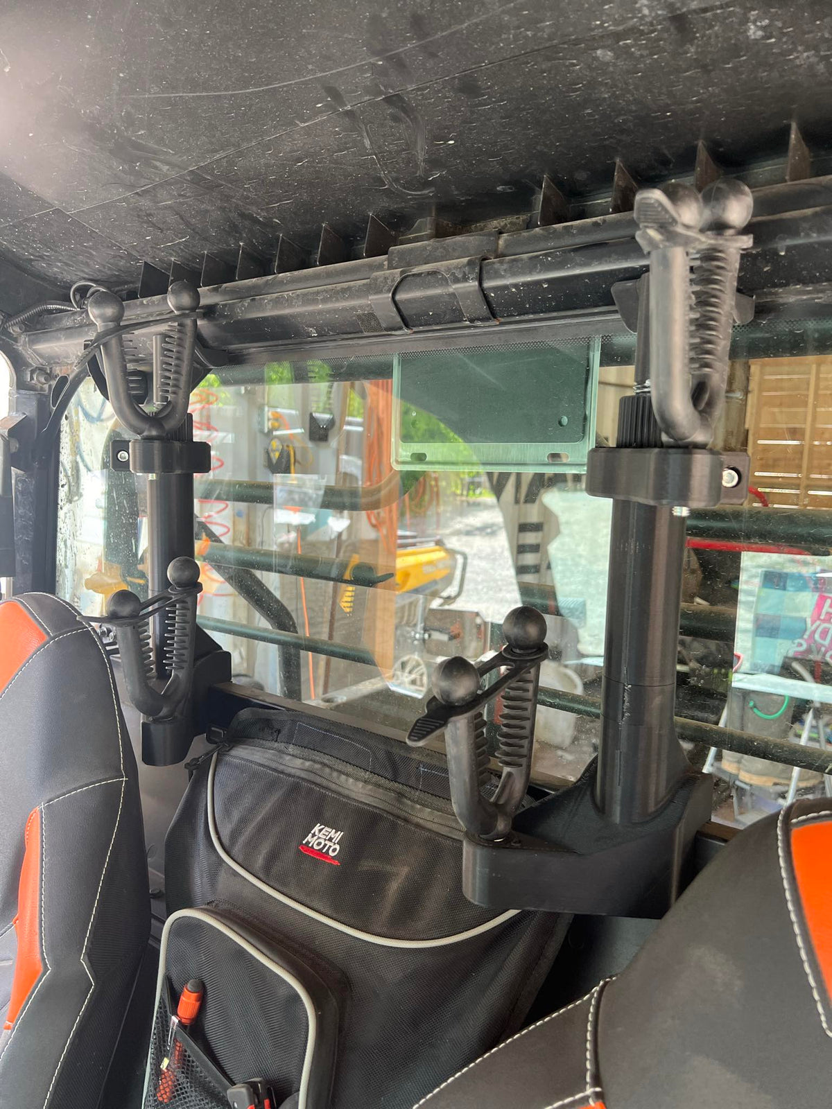 Polaris General Rear Opening Offset Rifle Rack | 1 or 2 Place | 2016-Current