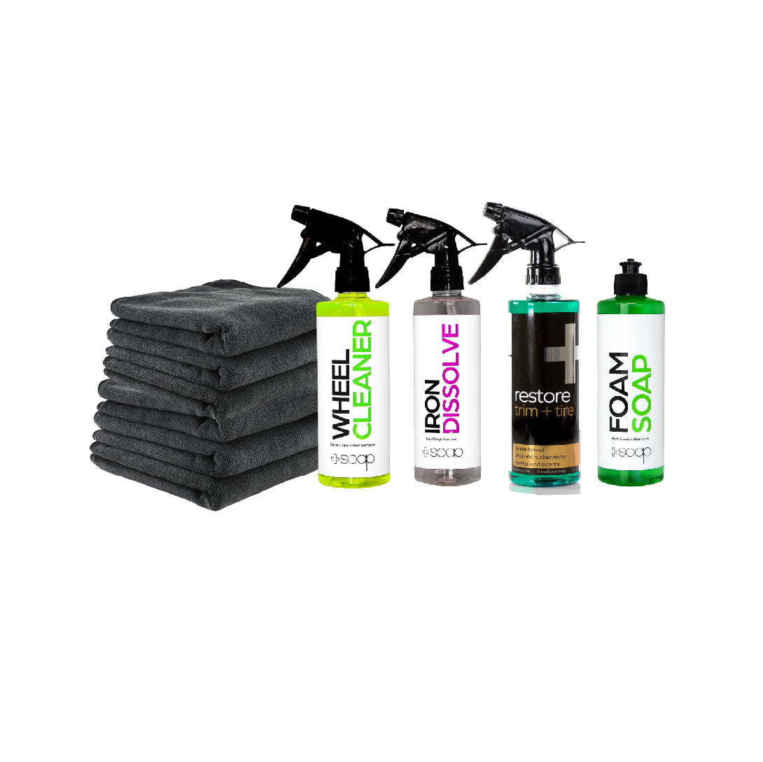 Photo of Plus Soap Mini Wheel Detail Kit by Plus Soap - Premium Cleaning Supplies for UTVs / Side by Sides