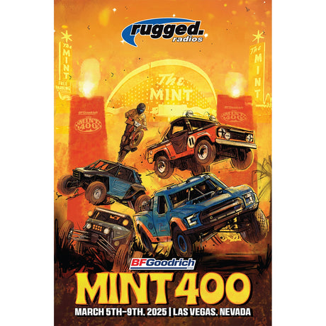 Photo of FREE POSTER - 2025 Mint 400 Rugged Radios by Rugged Radios - Premium for UTVs / Side by Sides