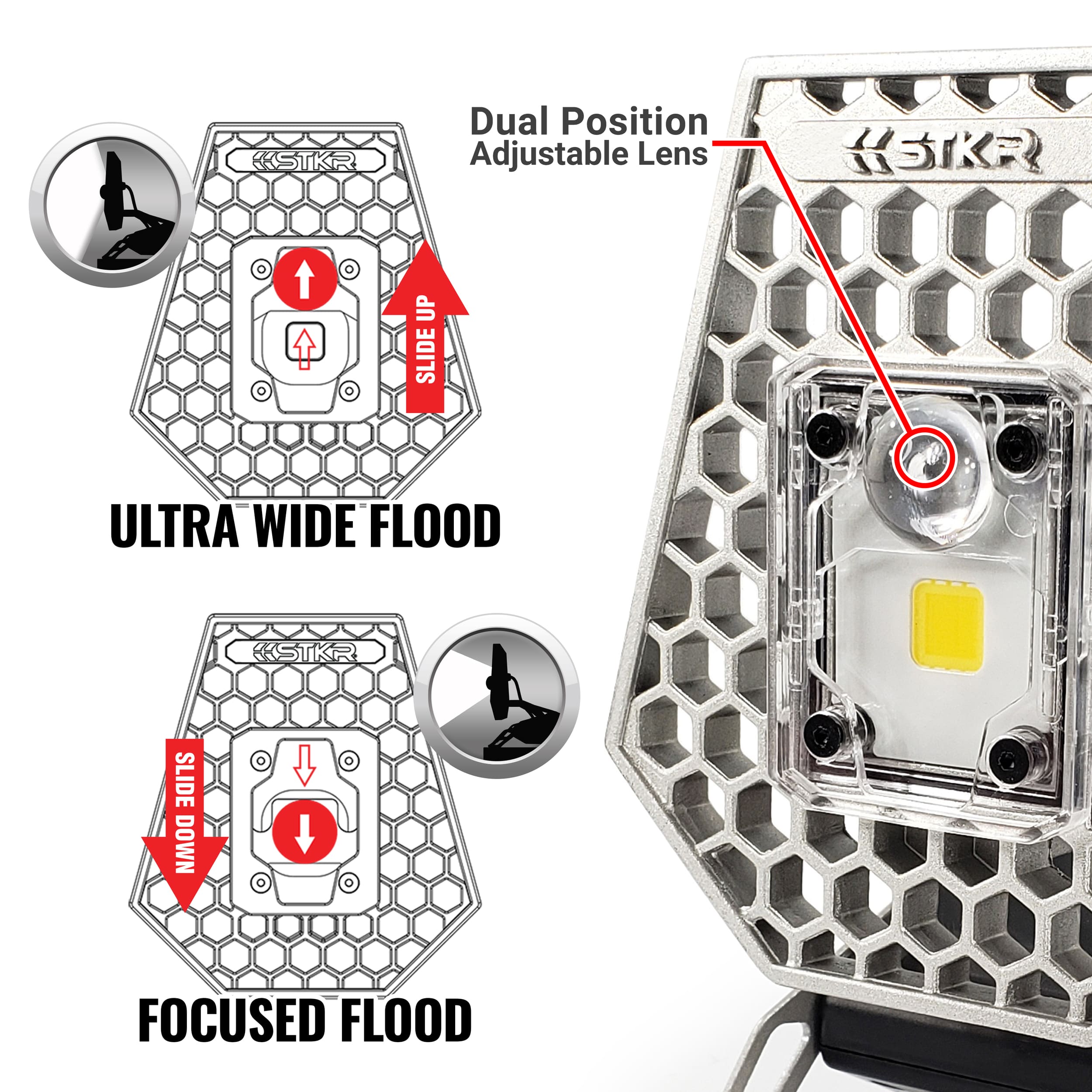 Photo of Mobile Task Light - 1200 Lumen Flood Light by STKR Concepts - Premium Light Pods for UTVs / Side by Sides