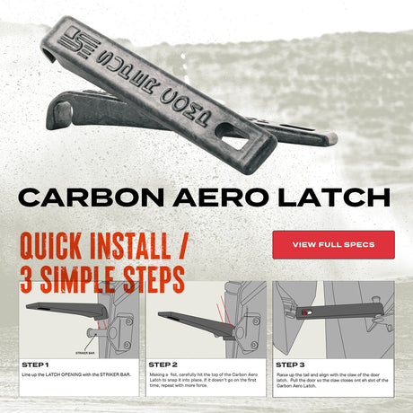Photo of Carbon Fiber UTV Aero Door Latches by Super Comp - Premium Door Latches for UTVs / Side by Sides