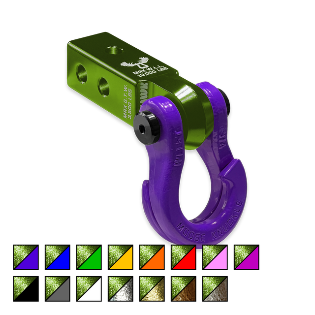 Photo of Jowl™ 3/4 Split Shackle™ and Mohawk 2.0 Receiver Combo by Forward Notion, LLC - Premium Recovery Gear for UTVs / Side by Sides