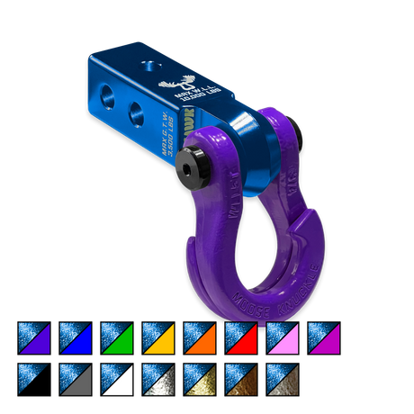 Photo of Jowl™ 3/4 Split Shackle™ and Mohawk 2.0 Receiver Combo by Forward Notion, LLC - Premium Recovery Gear for UTVs / Side by Sides